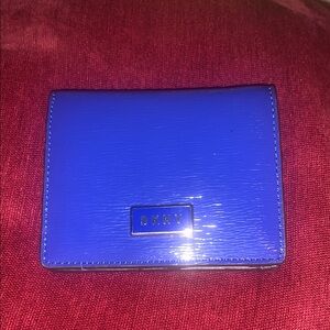 DKNY Blue Card Holder